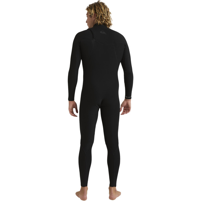2024 Quiksilver Masculino Highline 4/3mm GBS Chest Zip Wetsuit EQYW103209 - Black